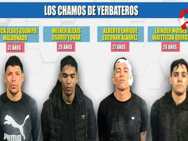 'Los Chamos de Yerbateros': así fue la captura de la banda criminal que desató balacera en San Luis