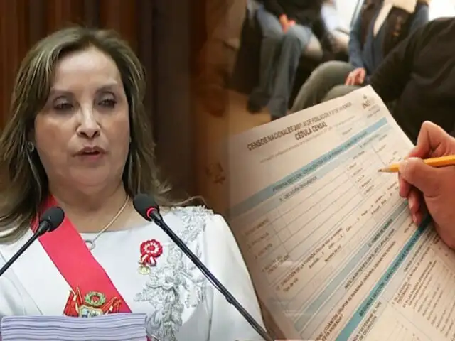 Censo de población, vivienda y comunidades indígenas se realizará en 2025, anuncia Dina Boluarte