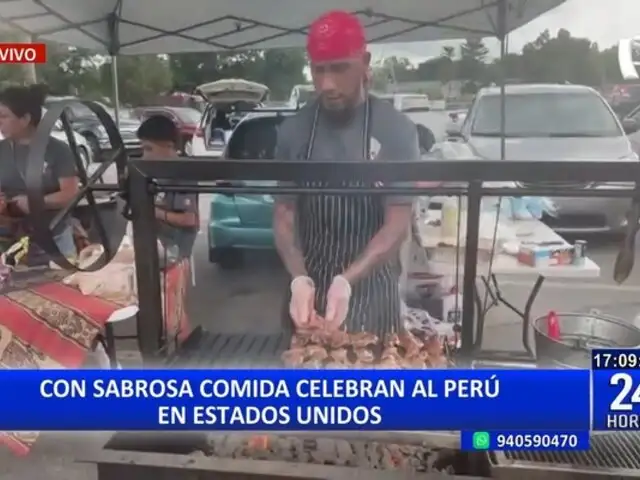 Fiestas Patrias: con sabrosa comida celebran al Perú en Estados Unidos