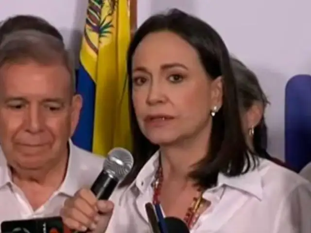 María Corina Machado: “Edmundo González obtuvo el 70% de los votos, esa es la verdad”