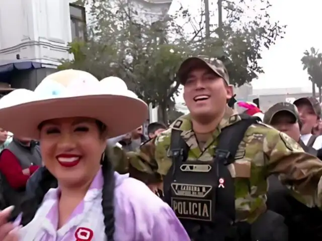 Feria policial llena de alegría el Cercado de Lima: ‘Bad Boys, mascotas, música, baile y más