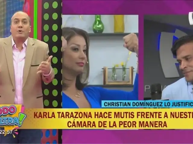 Kurt Villavicencio cuestiona a Karla Tarazona por no responder sobre su beso con Christian Domínguez