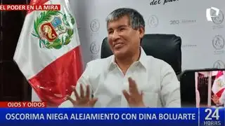 Wilfredo Oscorima niega distanciamiento con Dina Boluarte: "No, jamás"