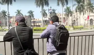 ¡Entre rejas!: Vuelven a cerrar el acceso a la Plaza de Armas en el Centro de Lima