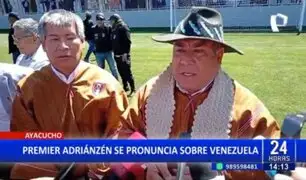 Premier Adrianzén sobre crisis en Venezuela: "Que las actas se pongan a disposición de observadores"