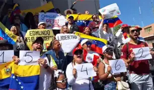 Venezolanos en Arequipa protestan contra fraude electoral que dio triunfo a dictador Nicolás Maduro