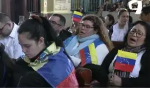 Emotiva misa por Venezuela en la Catedral de Lima: “Yo sé que Dios nos va a ayudar”