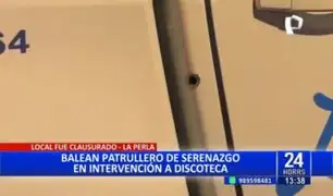 La Perla: Balean patrullero de Serenazgo durante intervención a discoteca