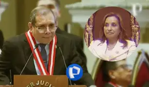 Presidente del Poder Judicial llama la atención a Dina Boluarte por recorte del presupuesto