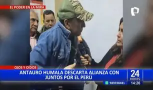 Antauro Humala descarta alianza política con Junto por el Perú: "No lo hemos considerado"