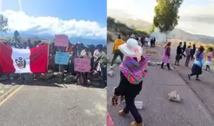 Paro en Ayacucho: comunidad bloquea accesos a la provincia de Huanta en protesta antiminera