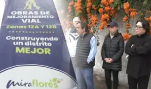 Miraflores: Por obras de mejoramiento en pistas vecinos rechazan asfalto y piden que sigan siendo de concreto