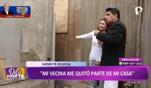 El Agustino: Mujer denuncia que su vecina hizo construcción en parte de su terreno