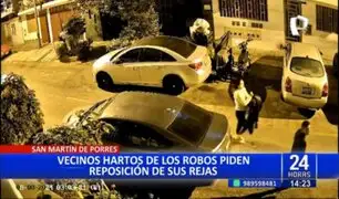 Ola de robos en SMP: vecinos exigen a municipalidad reinstalar rejas en ingresos a urbanizaciones