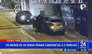 Delincuencia imparable en Pueblo Libre: Dos camionetas robadas en menos de 24 horas