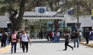 Estudiantes de la Universidad Nacional de Piura exigen salida del rector