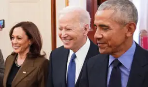 Kamala Harris recibe todo el apoyo de Biden, Obama y los Clinton