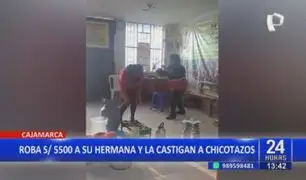 ¡A chicotazos!: Castigan a joven por robar más de 5 mil soles a su hermana en Cajamarca