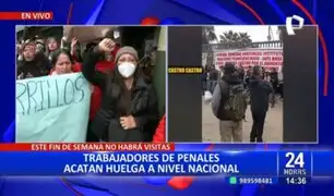 Trabajadores del INPE inician huelga nacional exigiendo mejoras salariales y condiciones laborales