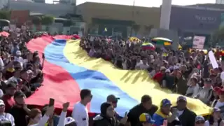 La Victoria: miles de venezolanos protestan en rechazo al régimen de Nicolás Maduro