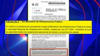 Congreso: María Acuña presenta proyecto para crear Ministerio de Infraestructura