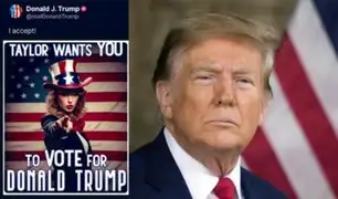 Trump comparte imágenes falsas de Taylor Swift y sus fans apoyando su candidatura: fueron creadas por IA