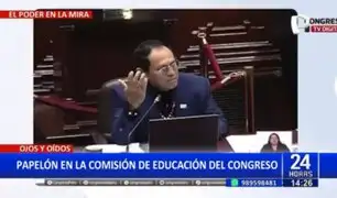 Papelón en la Comisión de Educación: Congresista Montalvo pide "vivas", pero nadie respondió