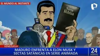 Nicolás Maduro lanza corto animado para atacar a Elon Musk y sectas satánicas