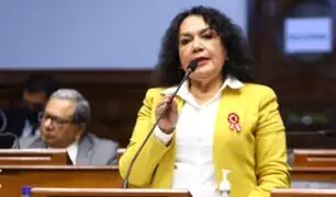 María Acuña a favor de interpelar a ministro Manero: "Que venga al Congreso"