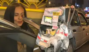 Mujer en aparente estado de ebriedad provocó accidente en Independencia