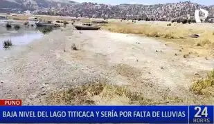 Puno: lago Titicaca baja 50 cm en cuatro meses por escasez de lluvias