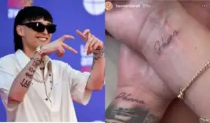 Peso Pluma y sus locuras de amor: se tatuó el nombre de su nueva novia Hanna Howell