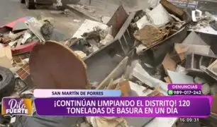 SMP: Vecinos denuncian acumulación de basura en avenida Tomás Valle