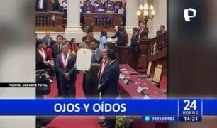 Stefano Peschiera: Velerista peruano es homenajeado en el Congreso