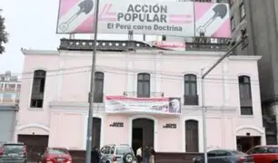 Acción Popular tendrá candidato propio para las elecciones presidenciales del 2026