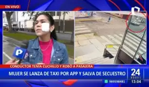 ¡Se lanzó por la ventana!: Mujer se salva de taxi por aplicativo que intentó secuestrarla