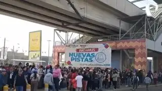 Línea 1 del Metro de Lima restablece servicio tras largas colas en SJL