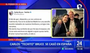 Carlos Bruce: alcalde de Surco se casó con su pareja en España