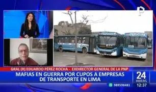 Eduardo Pérez Rocha sobre ataques a buses "Los Chinos": "La violencia se ha extendido a nivel nacional"