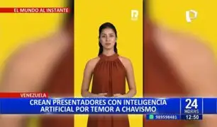 Venezuela: periodistas creados por IA liderarán información por temor al chavismo