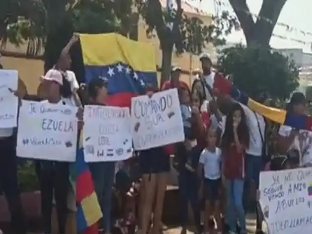 Protestan desde Perú: venezolanos en el interior del país realizan plantones y vigilias por crisis en Venezuela