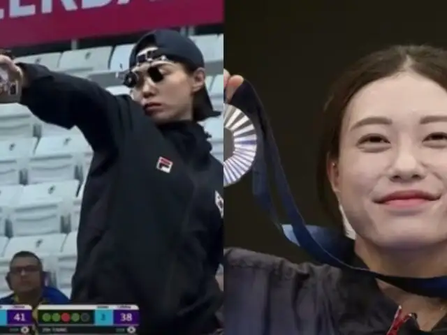 Quién es Kim Ye-ji, la tiradora coreana que parece un personaje sacado de "Terminator" por su icónico look y actitud