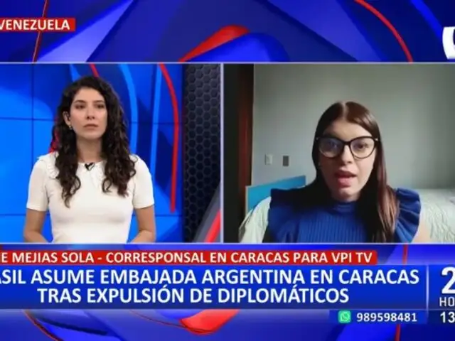 Irene Mejías: "Desde el 29 de julio el servicio eléctrico en la embajada de Argentina en Venezuela fue suspendido"