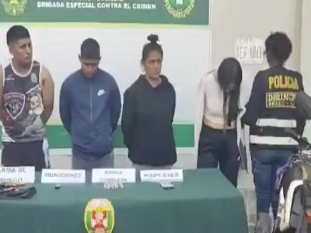 Capturan a 'Dulce' y 'Gata': mujeres proporcionaban armas a delincuentes en SJL