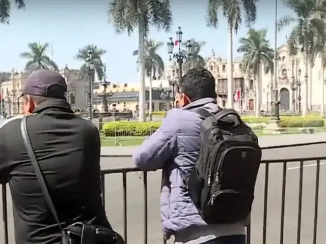 ¡Entre rejas!: Vuelven a cerrar el acceso a la Plaza de Armas en el Centro de Lima