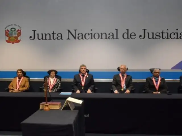 Junta Nacional de Justicia destituyó a cinco magistrados por faltas disciplinarias muy graves