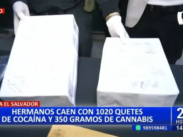 VES: Cae clan familiar con más de mil quetes de cocaína y 350 gramos de cannabis