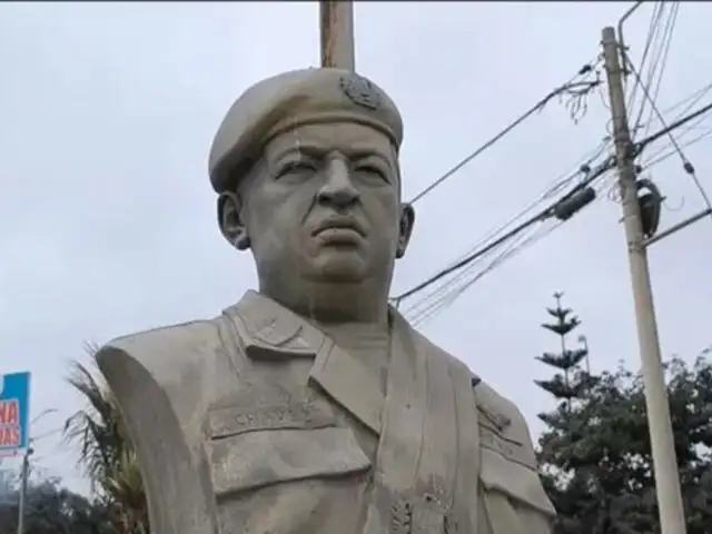 Chincha: presentarán documento a municipio exigiendo retiren busto de expresidente Hugo Chávez