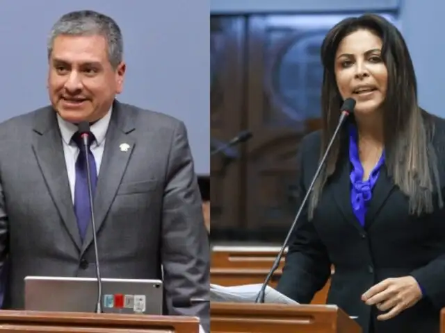 Relaciones políticas: Luis Aragón confiesa afecto por Patricia Chirinos en el parlamento