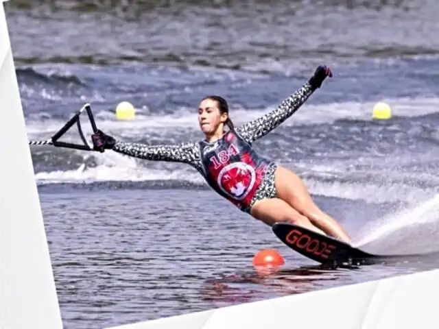 Peruana Cristhiana de Osma se corona campeona mundial en esquí acuático a sus 15 años